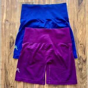 Oner Active Classic Seamless Shorts Bundle | Fig & Royal Blue